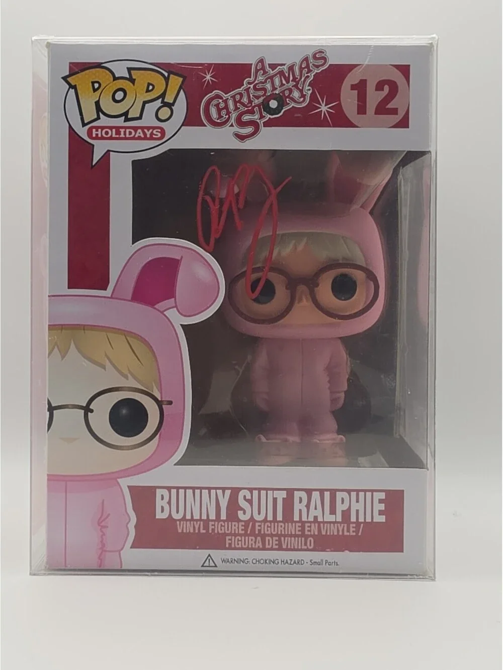 Peter Billingsley Signed Bunny Suit Ralphie Funko Christmas Story Beckett COA